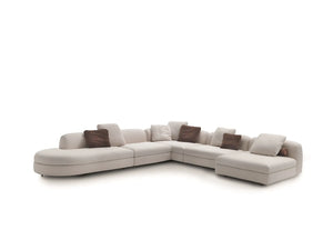 Eco sectional curved modular sofa