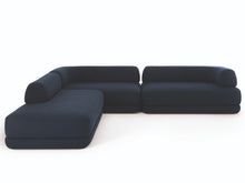 Load image into Gallery viewer, Bumper sectional fabric sofa