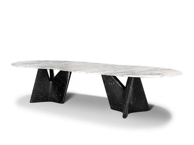 Infinitamente marble dining table