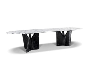 Infinitamente marble dining table