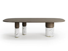 Load image into Gallery viewer, Logic oval wooden dining table