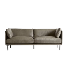 Load image into Gallery viewer, Wells leather apartment sofa