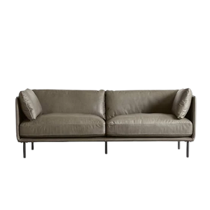 Wells leather apartment sofa