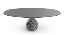 Load image into Gallery viewer, AQUA OVAL DINING TABLE XL