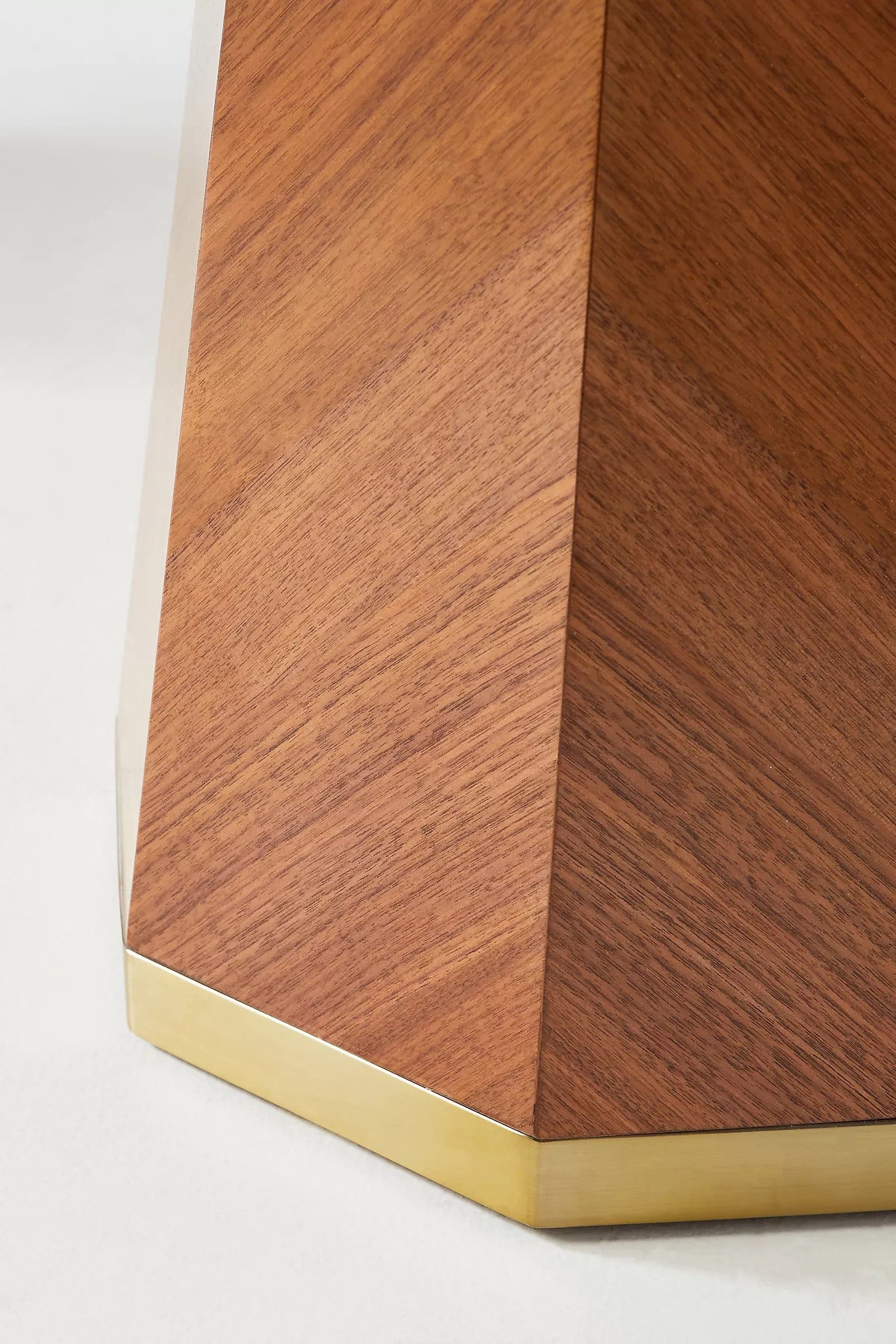 Quillen Marquetry Double Pedestal Dining Table OAK Living interiors