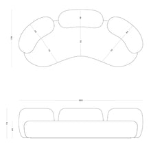 Load image into Gallery viewer, Tateyama X seater curved sofa