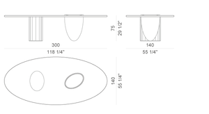 Eclipse dining table