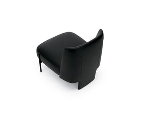 Virgin leather easy chair