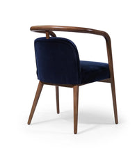 Load image into Gallery viewer, Blue Velvet Modern Essex Arm Chair