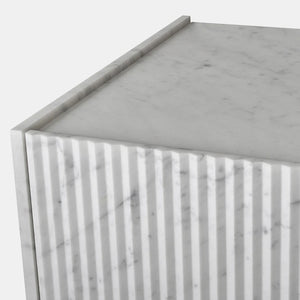 Pliss marble cabinet by salvatori