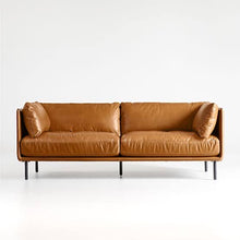 Load image into Gallery viewer, Wells leather apartment sofa