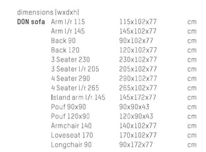 DON modular sofa